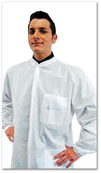 Picture of Sterile, Disposable White Lab Coat